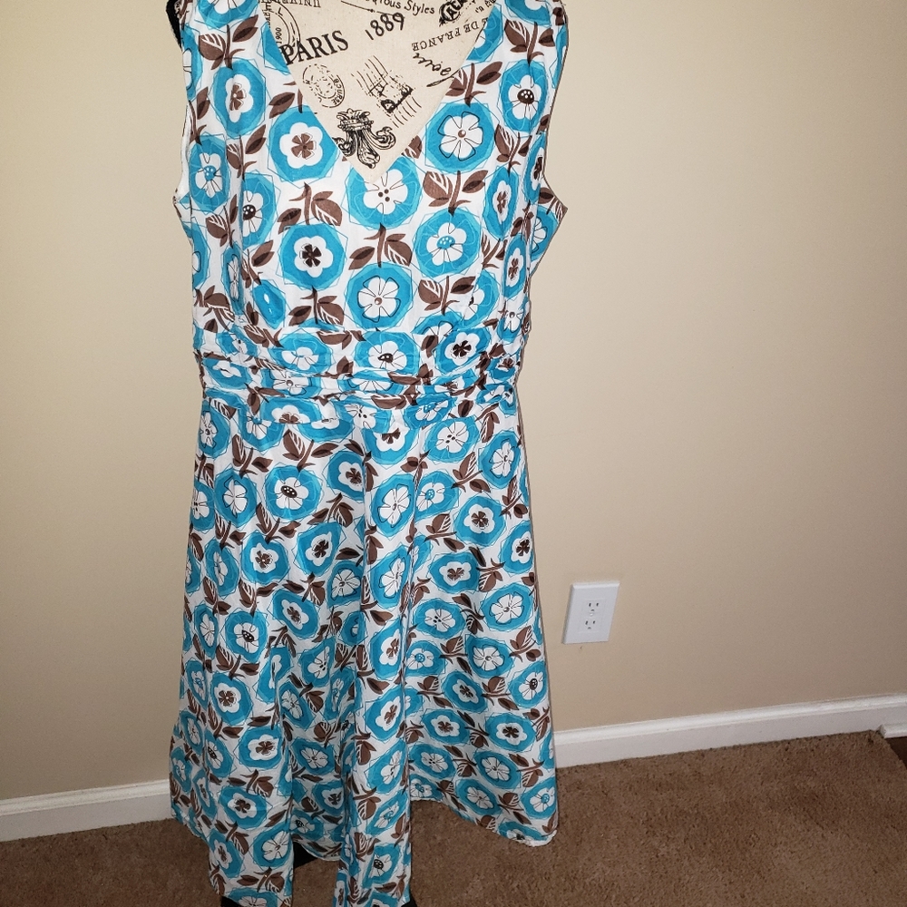 Amanda Lane Floral Print Aline Dress